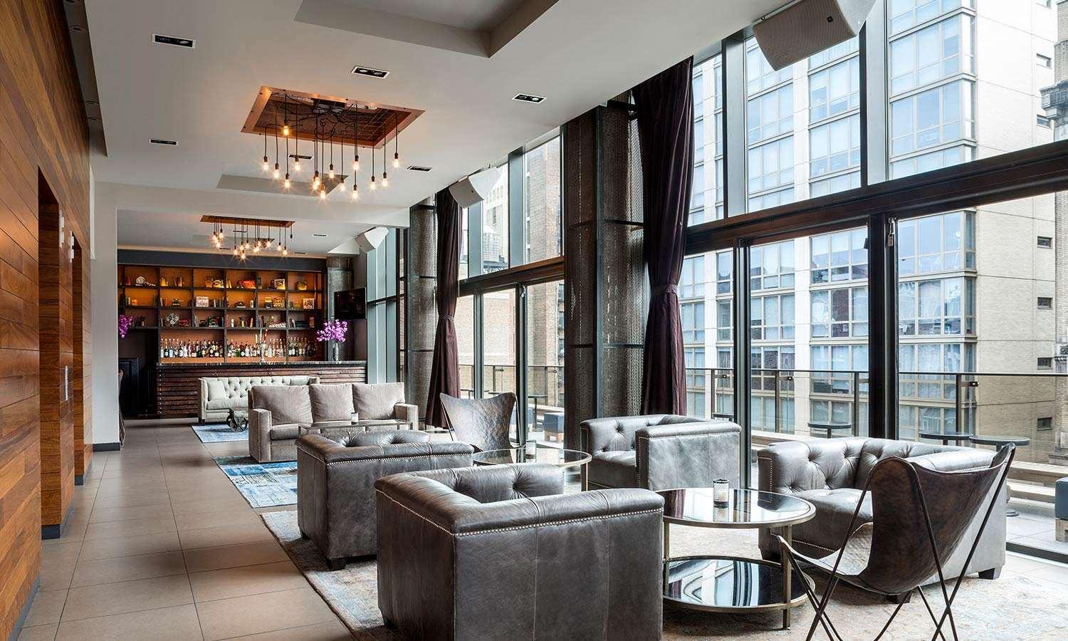 Hotel Royalton Park Avenue New York Esterno foto The 12th floor lounge at the InterContinental