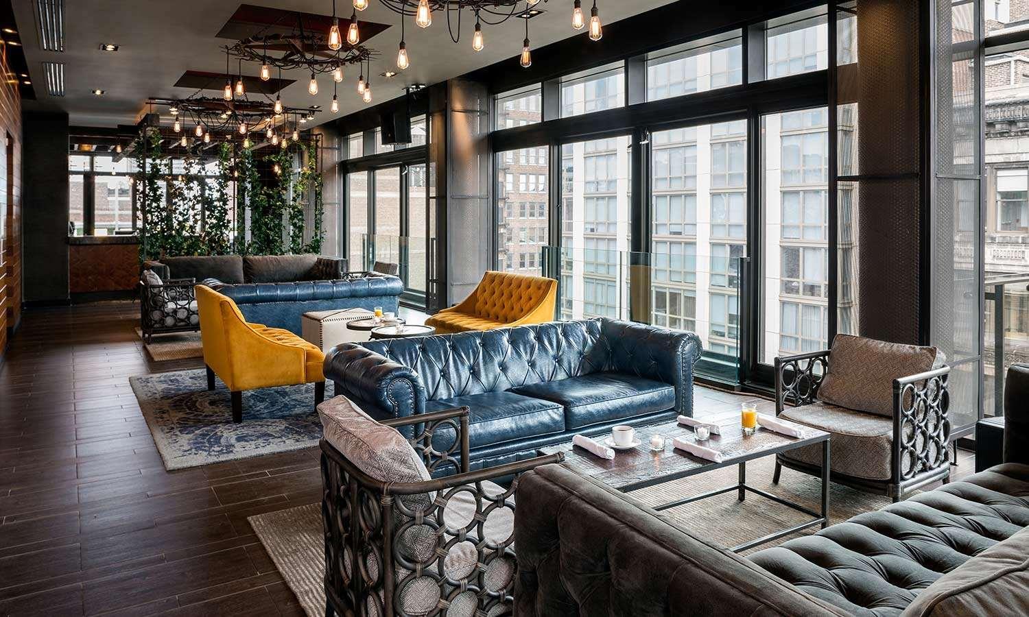 Hotel Royalton Park Avenue New York Esterno foto The lounge at the 12th floor