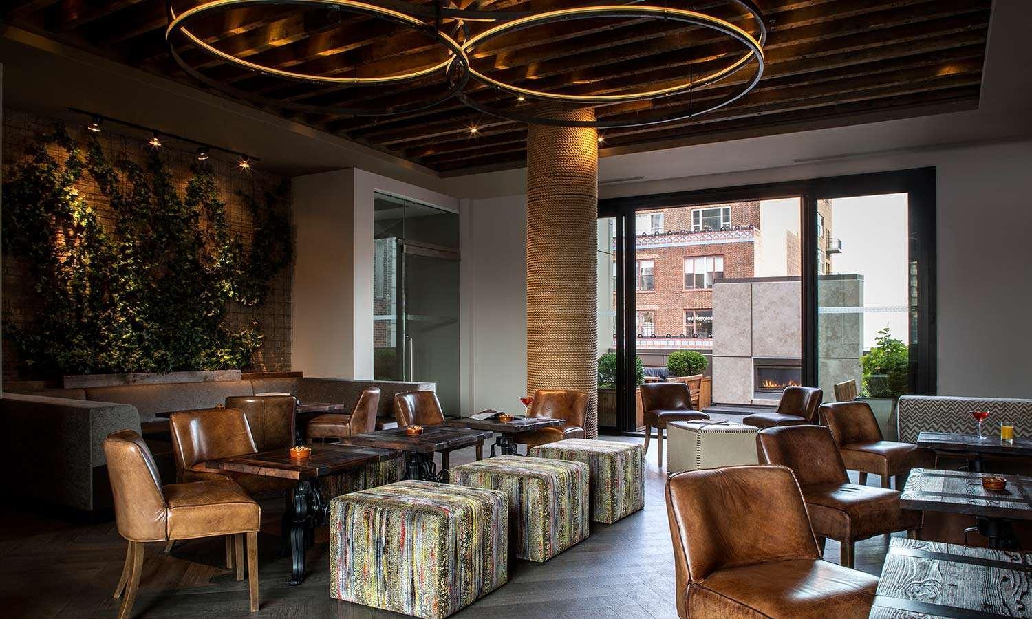 Hotel Royalton Park Avenue New York Esterno foto The interior of the restaurant